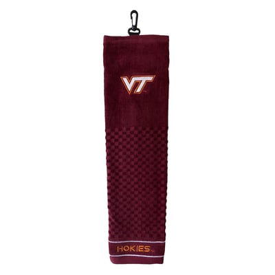 Virginia Tech Hokies 16" X 22" Tri-Fold Embroidered Scrubber Golf Towel