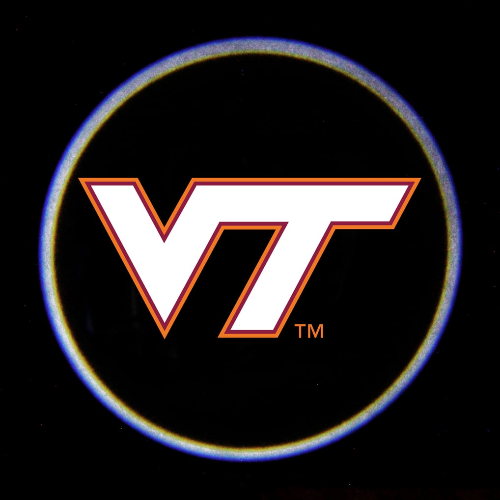 Virginia Tech Hokies Car Door Light