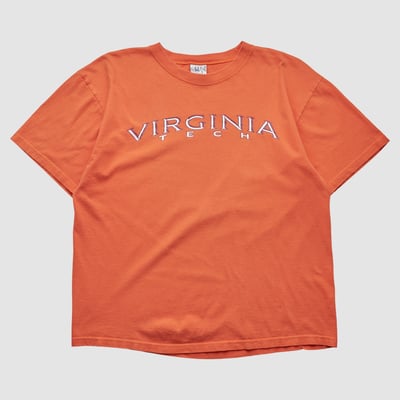 Virginia Tech Hokies Gear For Sports 2000s T-shirt - Orange - L by Fanatics Real Vintage
