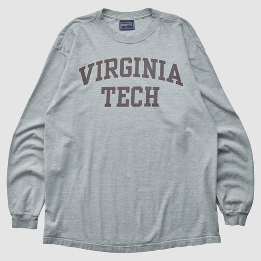 Virginia Tech Hokies Jansport 2000s Long Sleeve T-shirt - Heather Gray - XL by Fanatics Real Vintage