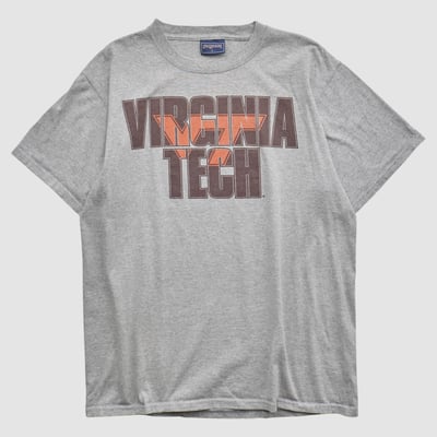 Virginia Tech Hokies Jansport 2000s T-shirt - Heather Gray - M by Fanatics Real Vintage
