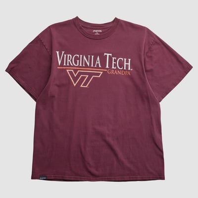 Virginia Tech Hokies Jansport 2010s T-shirt - Maroon - XL by Fanatics Real Vintage