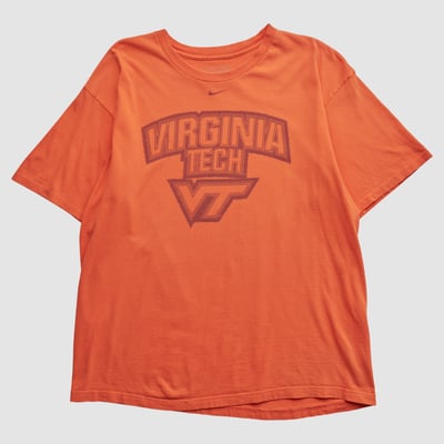 Virginia Tech Hokies Nike 2000s T-shirt - Orange - XL by Fanatics Real Vintage