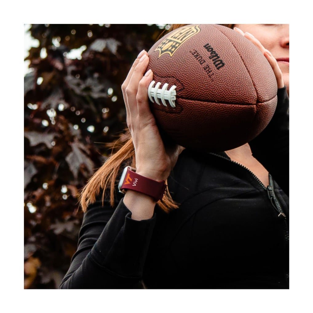 Virginia Tech Hokies Personalized Silicone Apple Watch Band