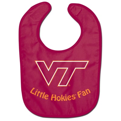 Virginia Tech Hokies WinCraft Little Fan All-Pro Baby Bib