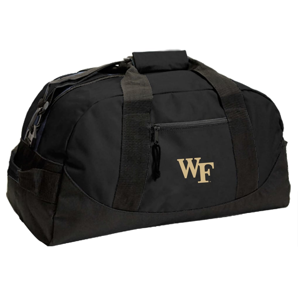 Wake Forest Demon Deacons Dome Duffel Bag - Black