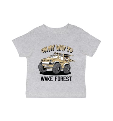 Wake Forest Demon Deacons Vive La Fete Infant On My Way T-Shirt - Gray