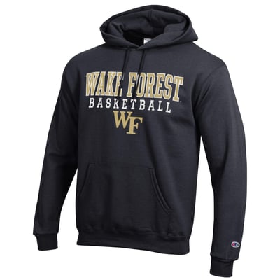 Wake Forest Demon Deacons Champion Basketball Icon Hoodie - Black
