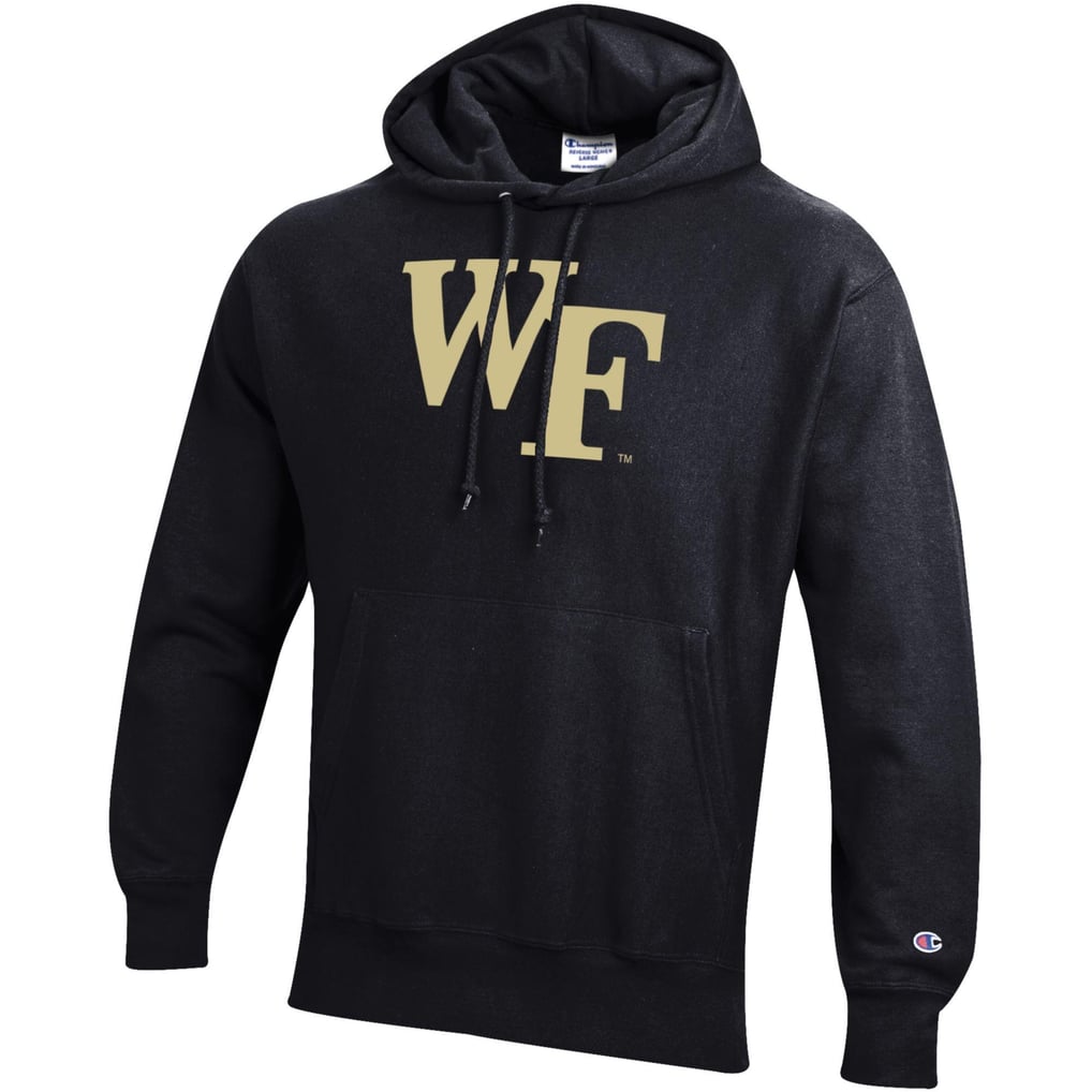 Wake Forest Demon Deacons Champion Reverse Weave Fleece Pullover Hoodie - Black