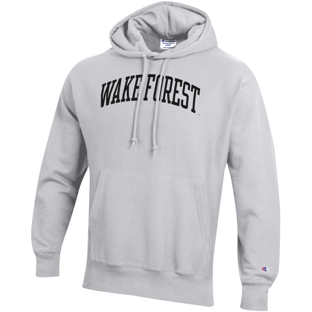 Wake Forest Demon Deacons Champion Reverse Weave Fleece Pullover Hoodie - Heathered Gray