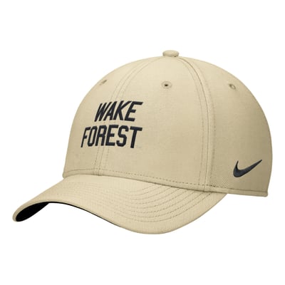 Wake Forest Demon Deacons Nike Primetime SwooshFlex Dri-FIT Hat - Gold