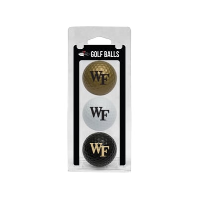 Wake Forest Demon Deacons 3-Pack Multi-Colored Team Golf Ball Set