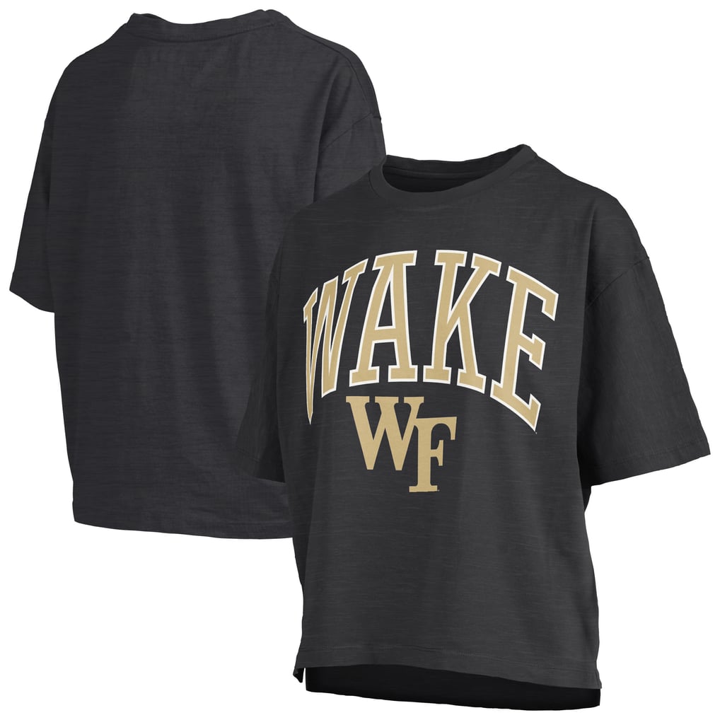 Pressbox Wake Forest Demon Deacons Women's Black Oversized Nelson Arch ...