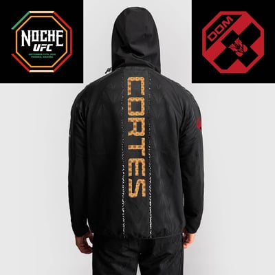 Waldo Cortes-Acosta UFC Zenith by Venum Authentic Fight Night Noche Full-Zip Walkout Hoodie - Black