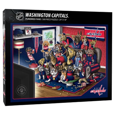 Washington Capitals Fanpoint Purebred Fans 18" x 24" A Real Nailbiter 500-Piece Puzzle