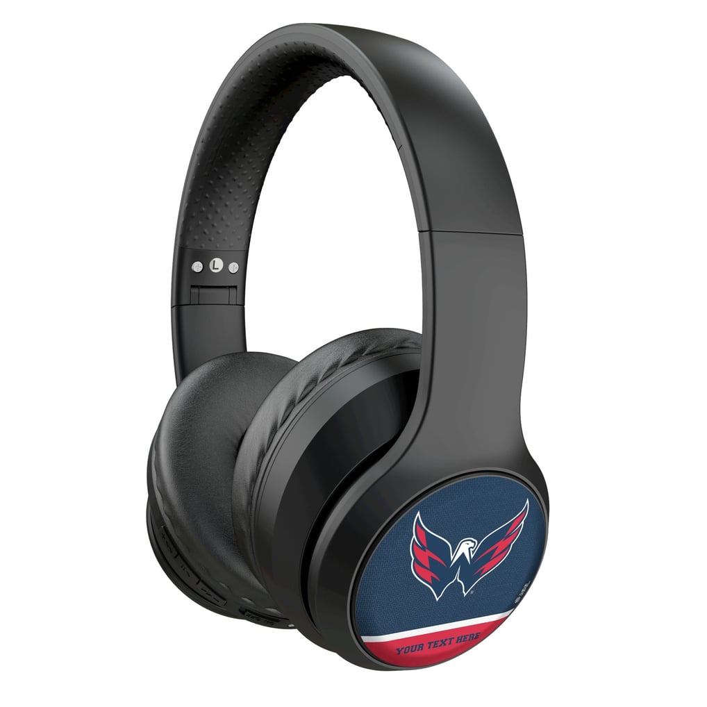 Washington Capitals Keyscaper Personalized Solid Wireless Bluetooth Headphones With Case