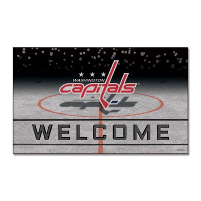 Washington Capitals Logo Brands 18" x 30" Crumb Rubber Door Mat