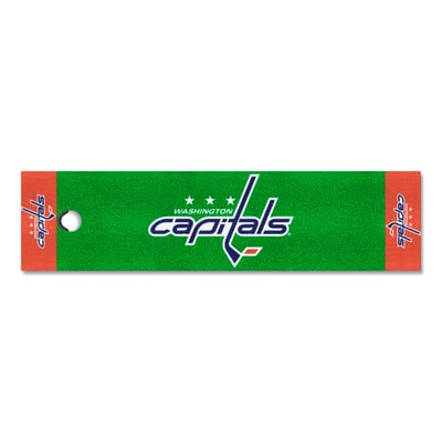 Washington Capitals Logo Brands Putting Green Mat
