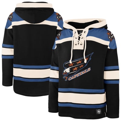 Washington Capitals '47 Big & Tall Superior Lacer Hoodie - Black