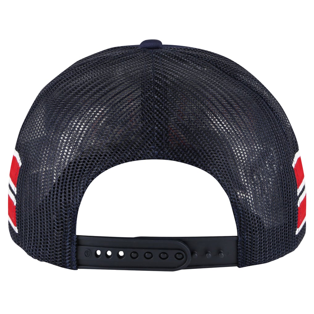 Washington Capitals '47 Sideband Stripes Trucker Snapback Hat - Navy