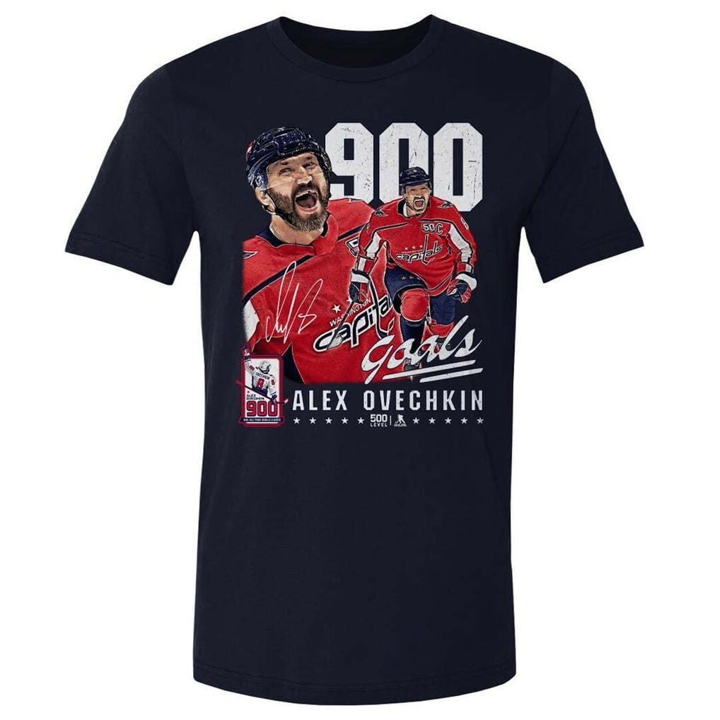 Men's Washington Capitals Alexander Ovechkin 500 Level Navy 900th ...