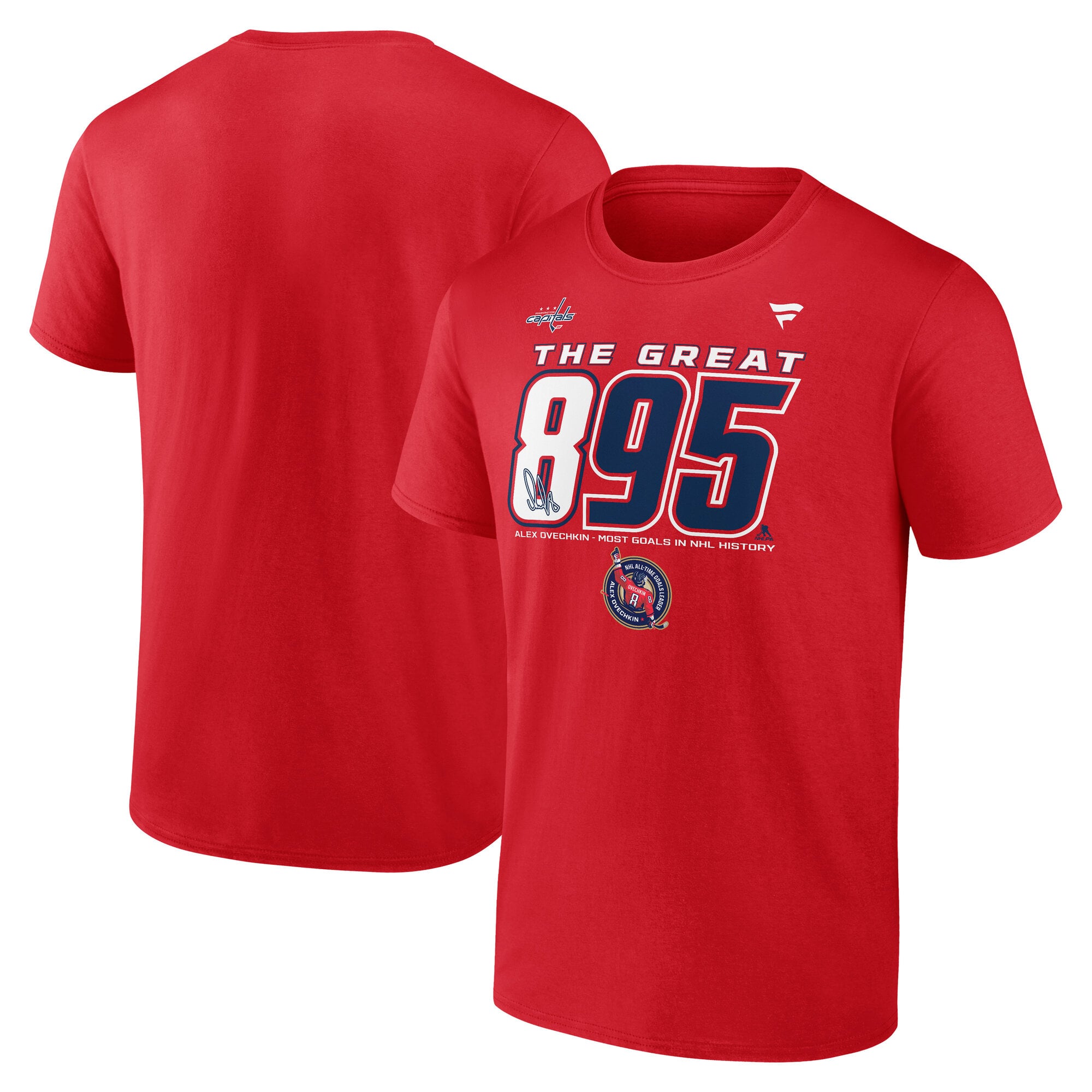 Cherry Blossom Washington Capitals Alexander Ovechkin 2023 Player Number T-Shirt - Navy - Gildan