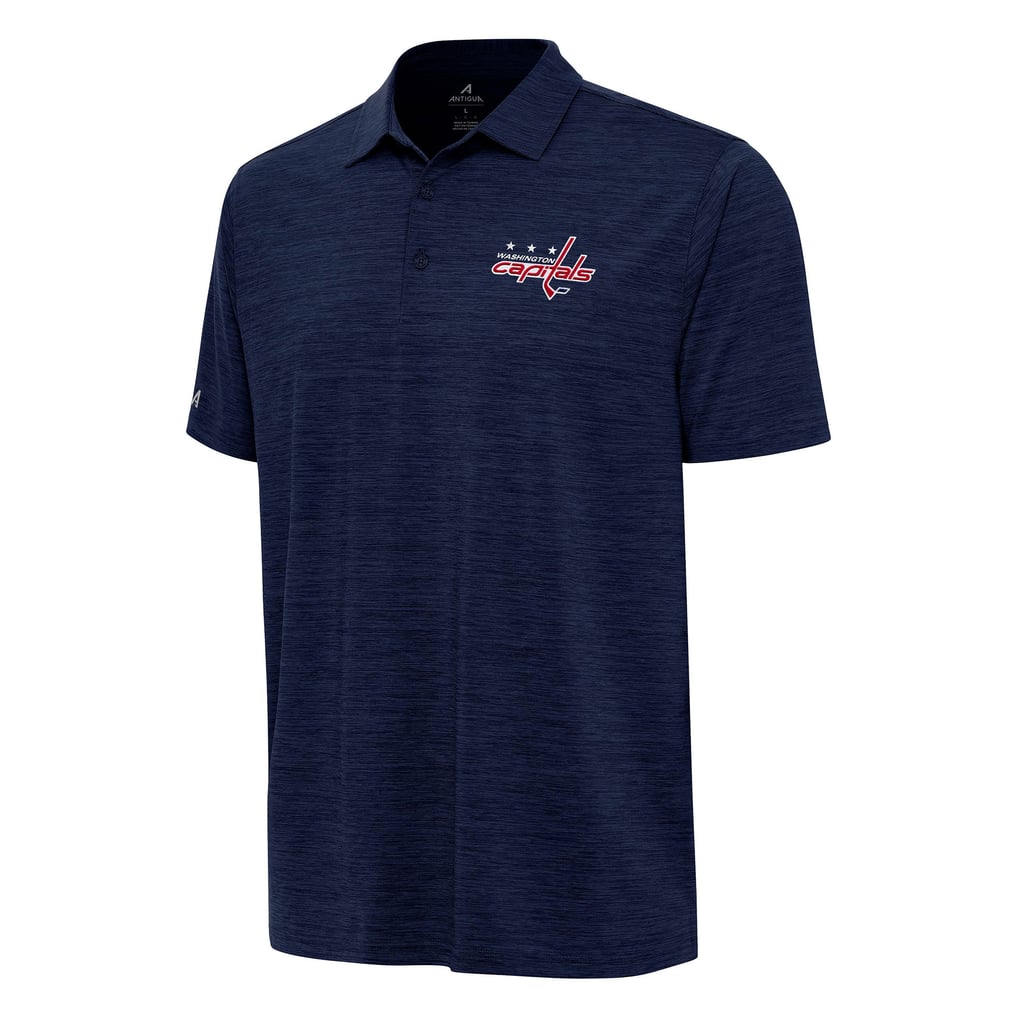  Washington Capitals Antigua Layout Polo - Heather Navy