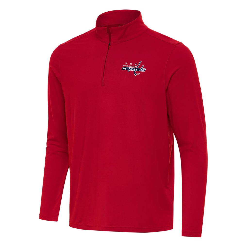Washington Capitals Antigua Intent Quarter-Zip Top - Red