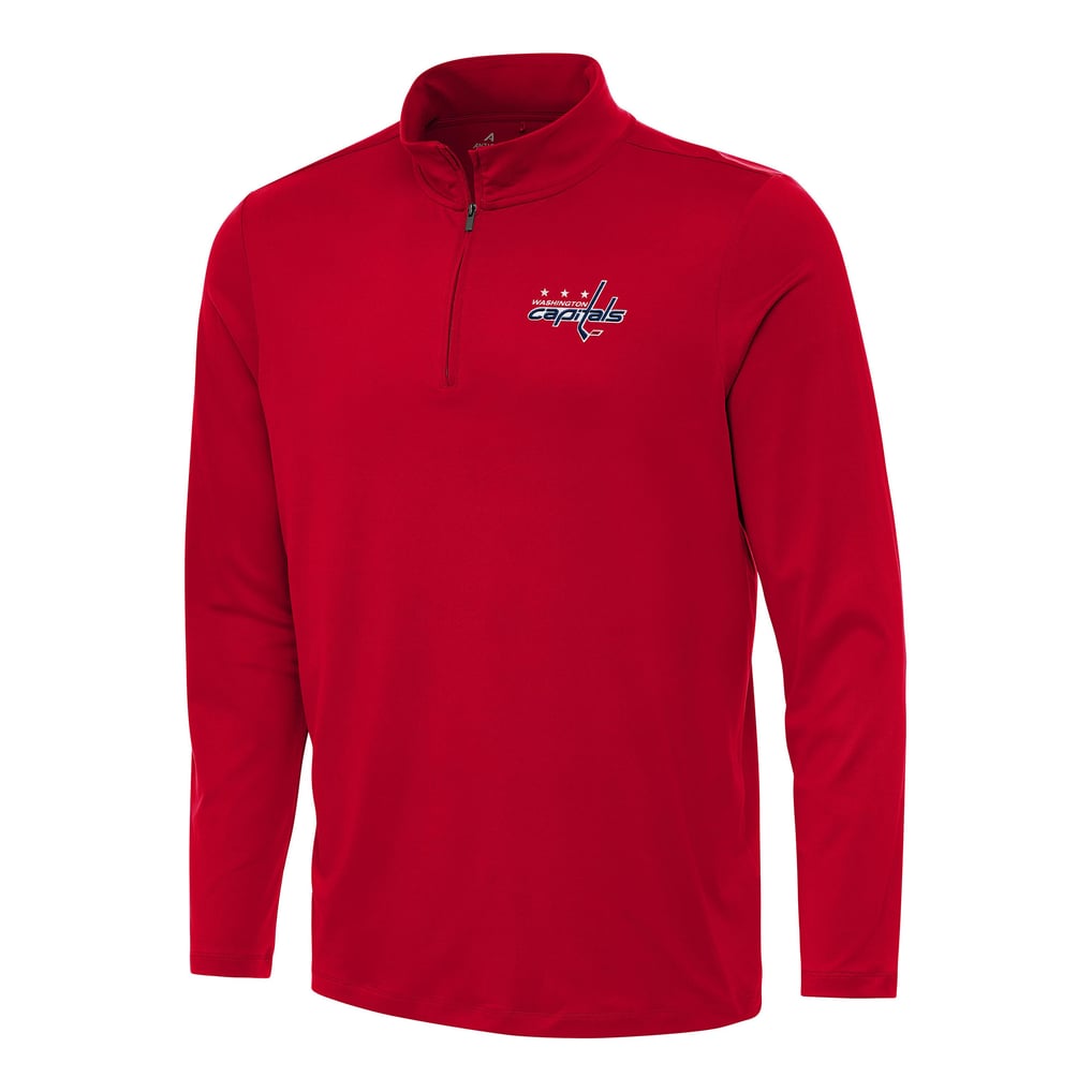 Washington Capitals Antigua Reprocess Quarter-Zip Top - Red