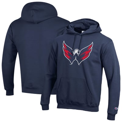 Washington Capitals Champion Primary Logo Pullover Hoodie - Navy