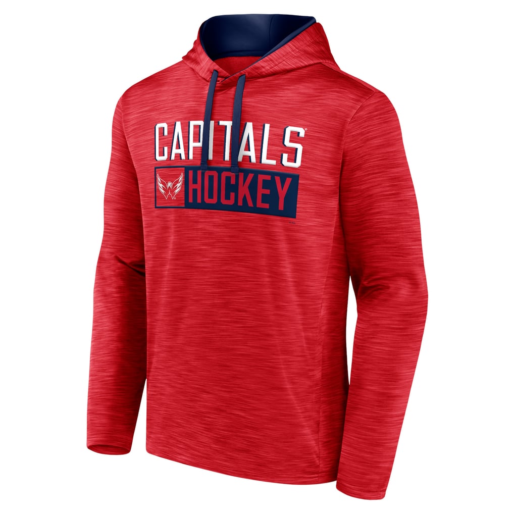 Washington Capitals Fanatics Close Shave Pullover Hoodie - Heather Red