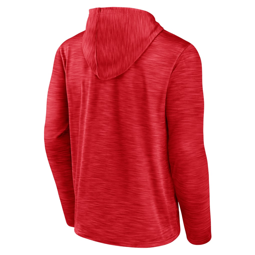 Washington Capitals Fanatics Close Shave Pullover Hoodie - Heather Red