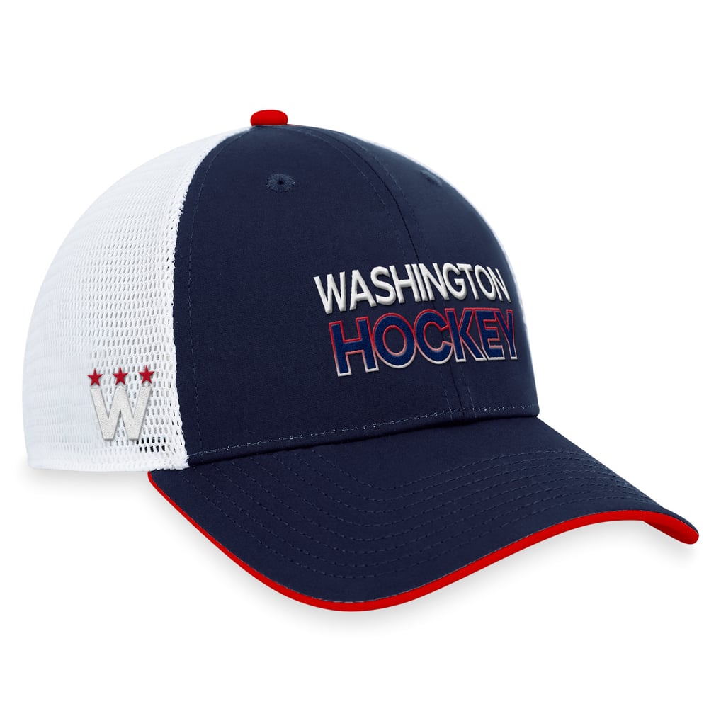 Washington Capitals Fanatics Authentic Pro Alternate Jersey Trucker Adjustable Hat - Navy