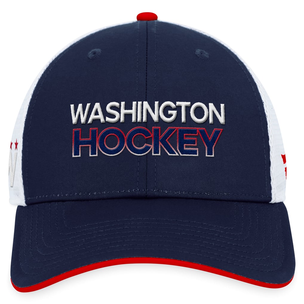 Washington Capitals Fanatics Authentic Pro Alternate Jersey Trucker Adjustable Hat - Navy