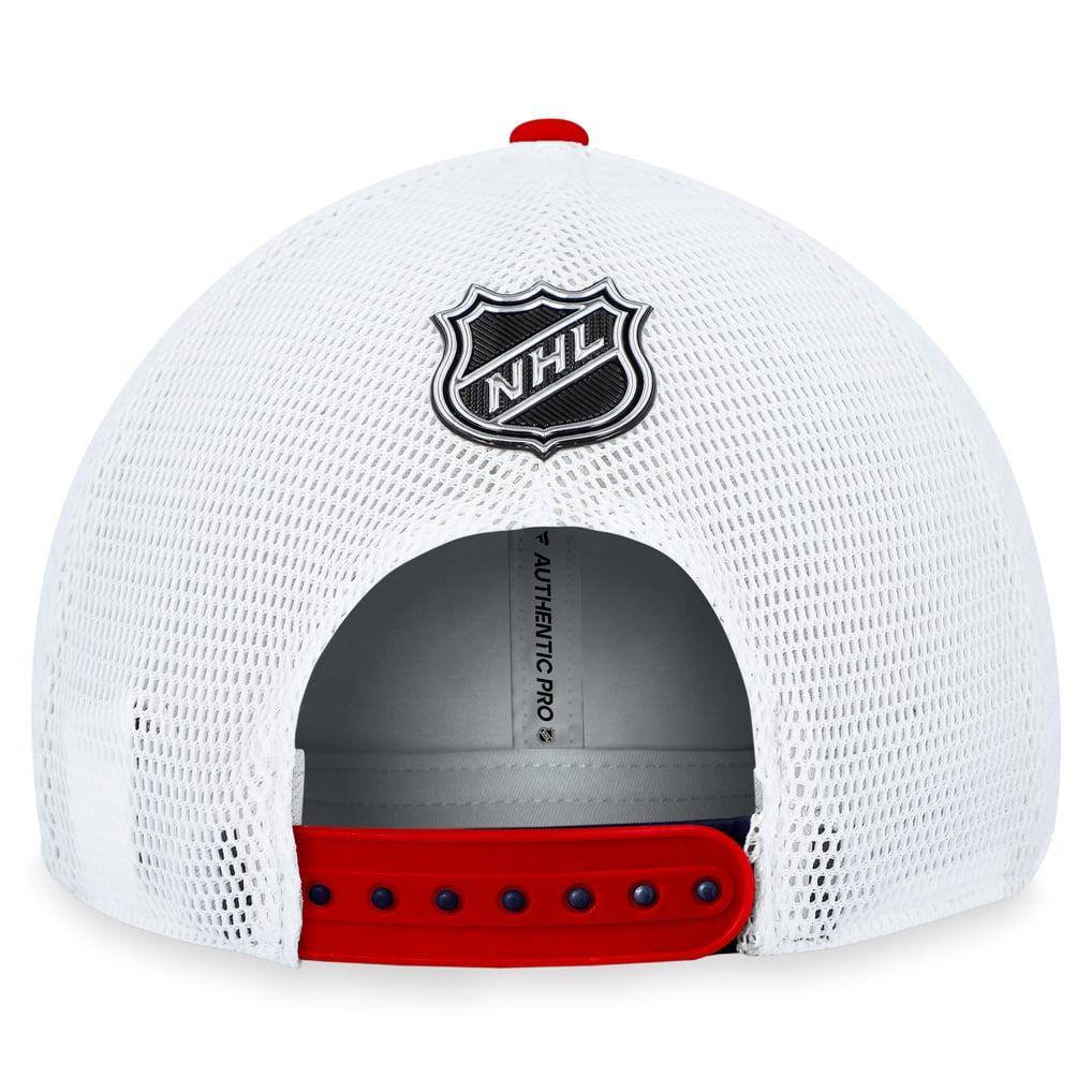 Washington Capitals Fanatics Authentic Pro Alternate Jersey Trucker Adjustable Hat - Navy