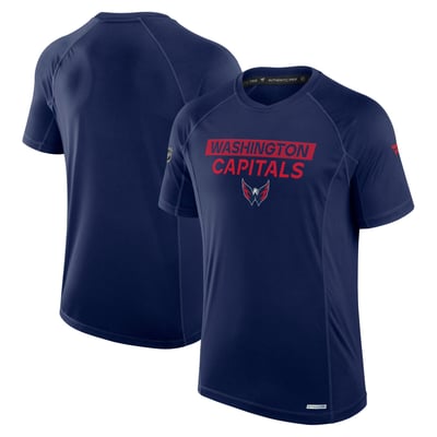 Washington Capitals Fanatics Authentic Pro Rink Tech T-Shirt - Navy