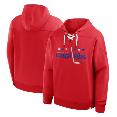  Washington Capitals Fanatics Fleece French Terry Pullover Hoodie - Red