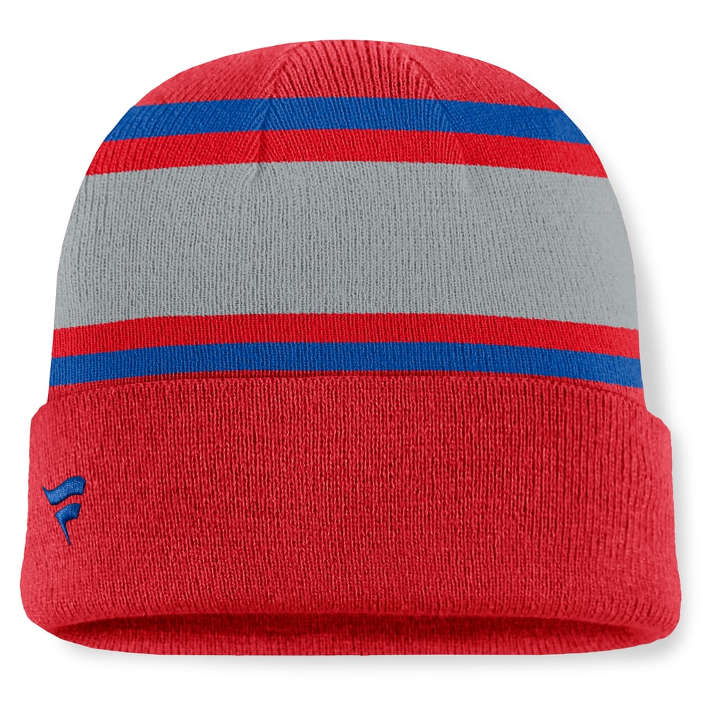 Washington Capitals Fanatics Heritage Varsity Cuffed Knit Hat - Red