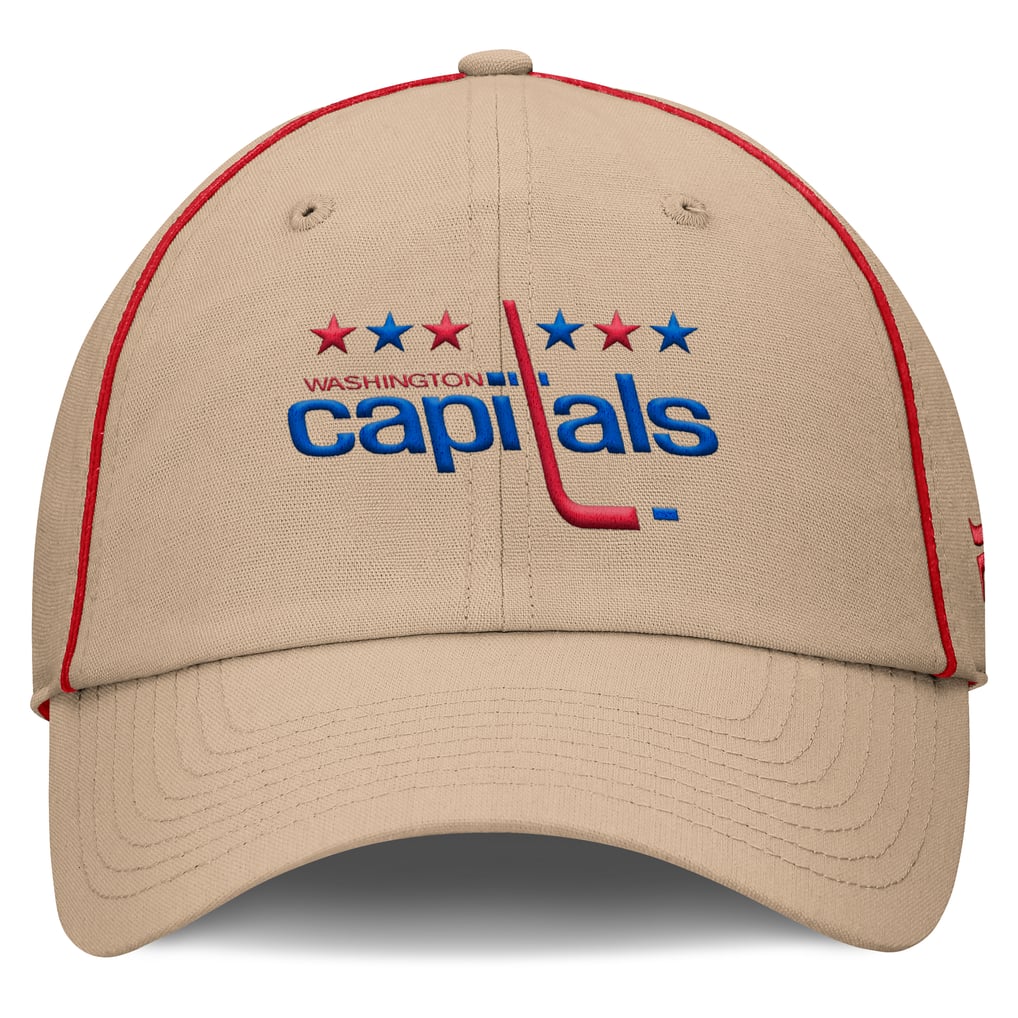 Washington Capitals Fanatics Heritage Setoff Adjustable Hat - Tan