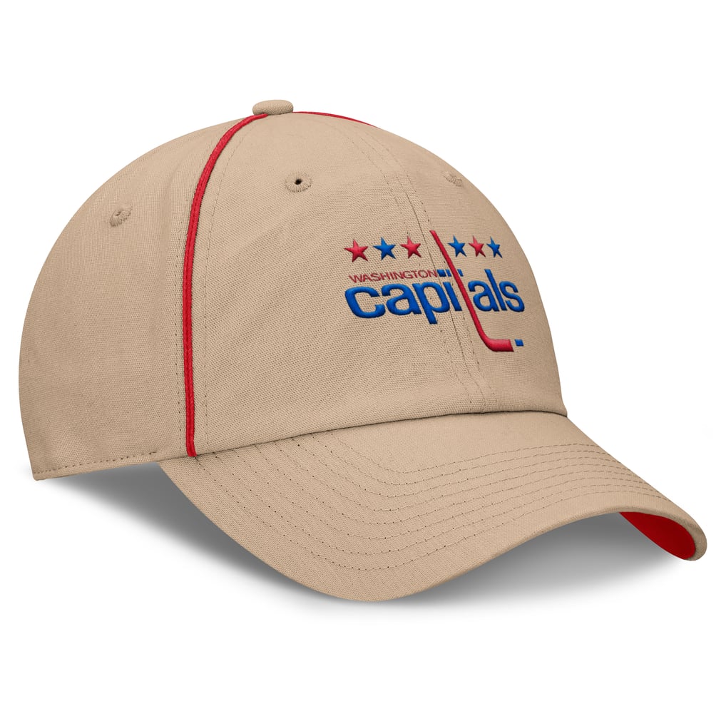 Washington Capitals Fanatics Heritage Setoff Adjustable Hat - Tan