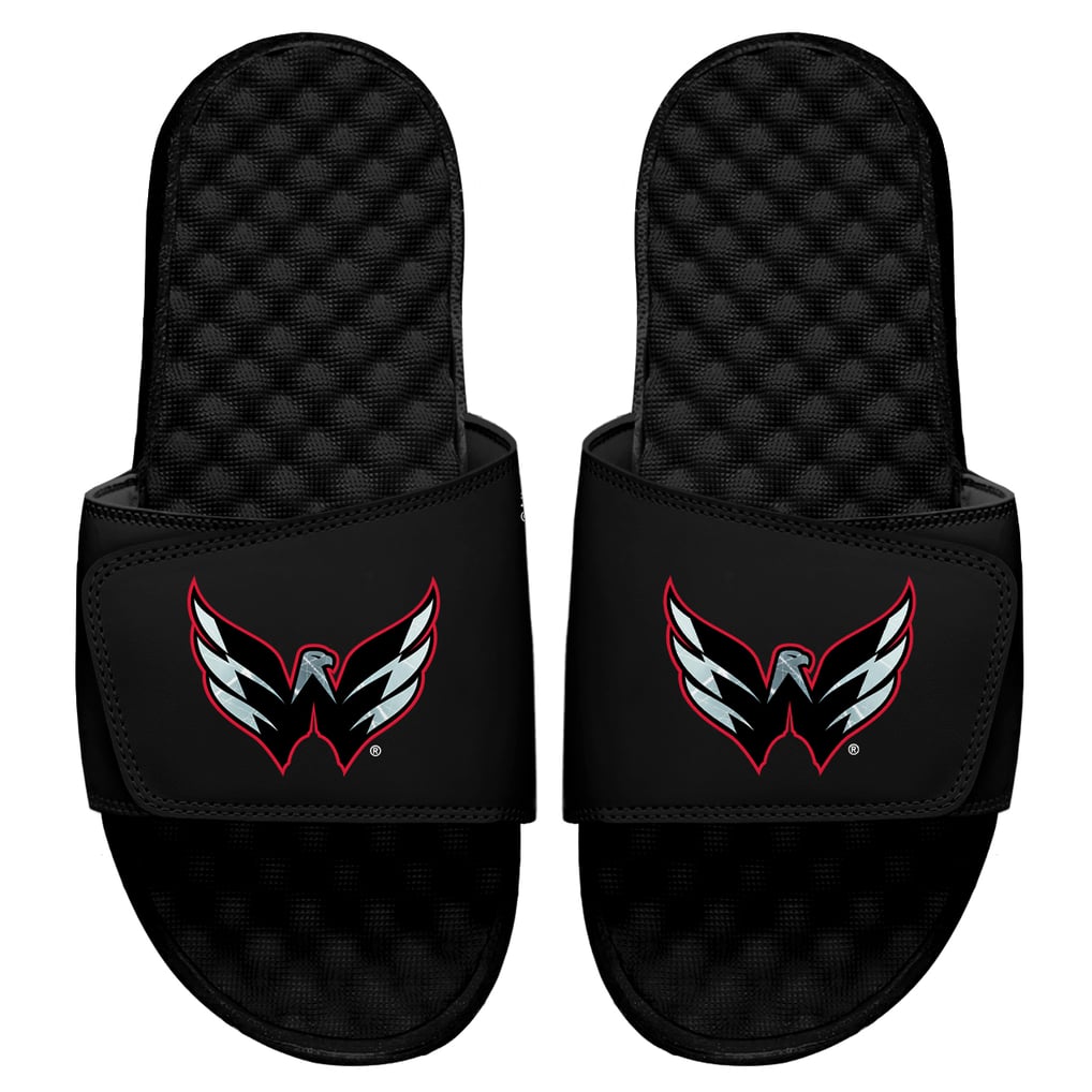 Washington Capitals ISlide Ice Clipping Mask Slide Sandals - Black