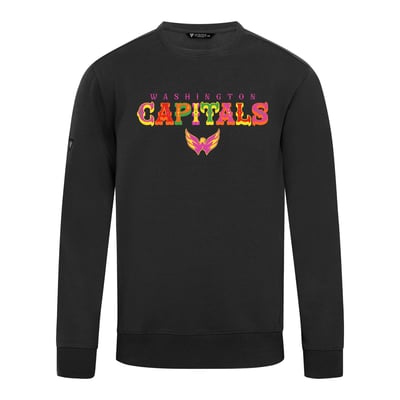 Washington Capitals Levelwear DOTD Fiesta Text Zane Sweatshirt - Black
