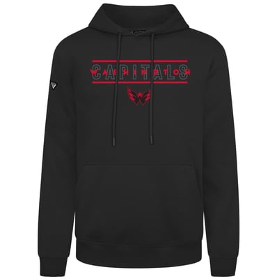 Washington Capitals Levelwear Night Burst Podium Hoodie - Black