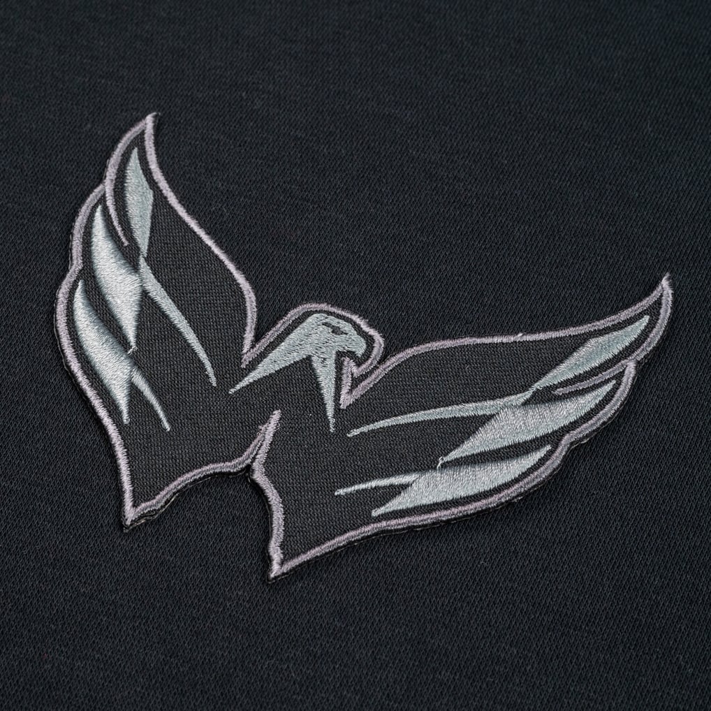 Washington Capitals Levelwear Legacy Nightfall Pullover Sweatshirt - Black/Gray