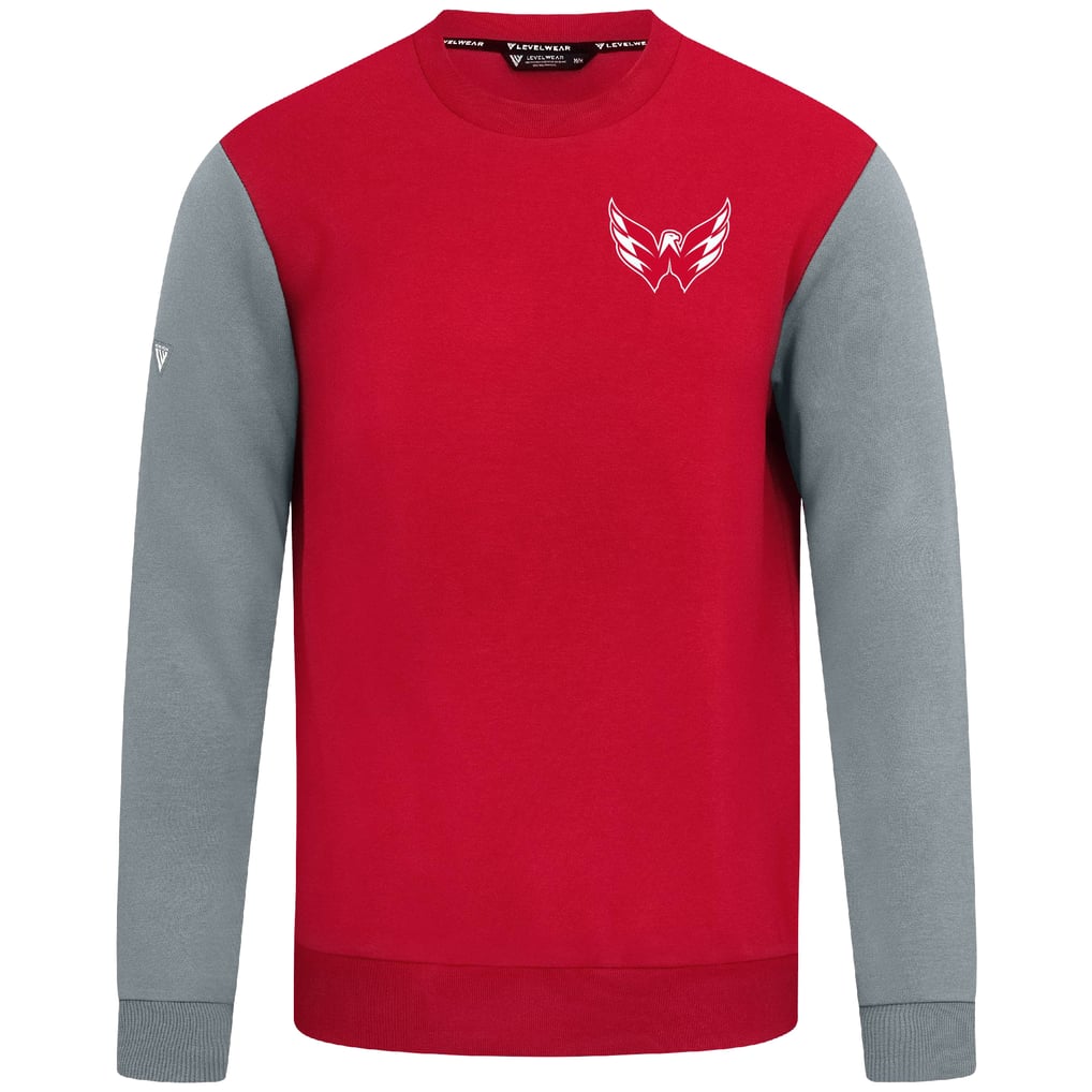  Washington Capitals Levelwear  Ultimate Response Sweatshirt - Red/Gray