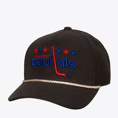  Washington Capitals Mitchell & Ness Heritage Hues Pro Crown Snapback Hat - Charcoal