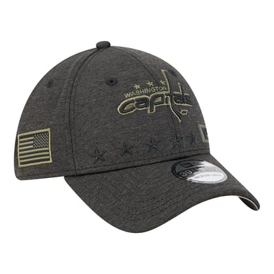 Washington Capitals New Era Stealth Mode Flex 39Thirty Stretch Hat - Black