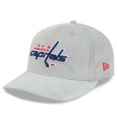 Washington Capitals New Era Corduroy 59FIFTY Fitted Hat - Gray