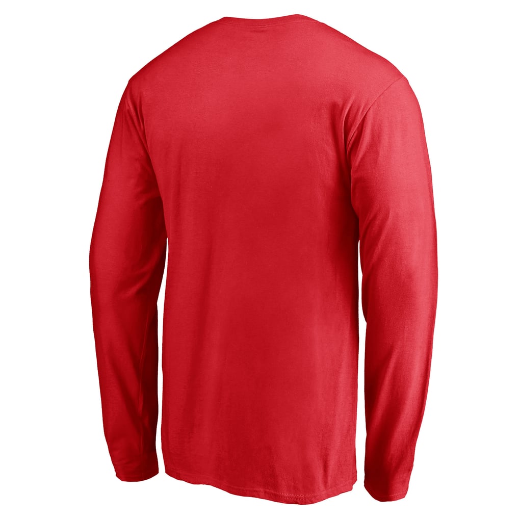 Washington Capitals Team Arch Knockout Long Sleeve T-Shirt - Red