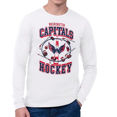 Washington Capitals Starter Tilly Long-Sleeve T-Shirt - White